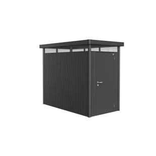 Biohort Domek narzędziowy metalowy Highline HS pojedyncze drzwi 155x275x222 cm antracytowy - Altany ogrodowe - miniaturka - grafika 1