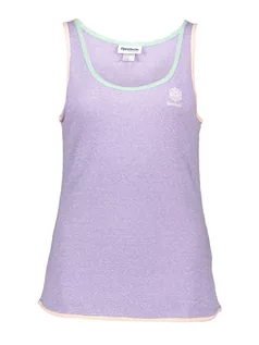 Koszulki sportowe damskie - Reebok Top w kolorze fioletowym - grafika 1