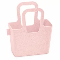 Torby i wózki na zakupy - Koziol Torba Taschelini organic pink 5415669 - miniaturka - grafika 1