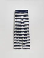 Spodnie damskie - Reserved - Luźne spodnie z wiskozą - wielobarwny - miniaturka - grafika 1