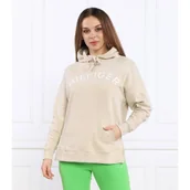 Bluzy damskie - Tommy Hilfiger Bluza RLX HILFIGER VARSITY EMB HOODIE | Relaxed fit - miniaturka - grafika 1