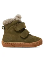 Buty dla dziewczynek - Froddo Kozaki Minni Suede G2110141-3 M Zielony - miniaturka - grafika 1