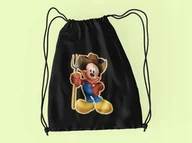 Torby szkolne - WOREK DO SZKOŁY WF/BUTY MYSZKA MIKI + IMIĘ - miniaturka - grafika 1