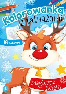 Kolorowanka z tatuażami. Magiczne święta - Kolorowanki, wyklejanki - miniaturka - grafika 2