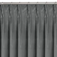 Zasłony - Zasłona VILA kolor grafitowy styl klasyczny flex 9,5 cm z podwójną zakładką velvet 200x300 homede - CURT/HOM/VILA/VELVET/FLEX/95 - miniaturka - grafika 1