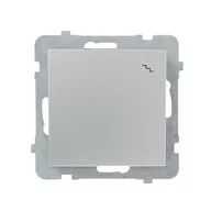 Wyłączniki światła i elektryczne - Ospel AS srebrny łącznik schodowy ŁP-3G/m/18 ŁP-3G/m/18 - miniaturka - grafika 1