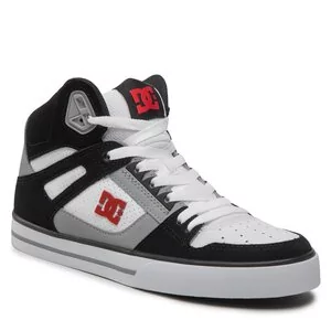 Koszulki i topy damskie - Sneakersy DC - Pure High-Top Wc ADYS400043 Black/White/Red (Xkwr) - grafika 1