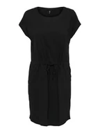 Sukienki - ONLY Sukienka 15153021 Czarny Regular Fit - miniaturka - grafika 1
