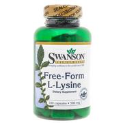 Suplementy diety - Swanson L-Lysine (L-Lizyna) 500 mg - 100 kapsułek - miniaturka - grafika 1