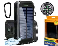 Latarki - Pancerny Powerbank Solarny Led 2xusb 20000 Latarka - miniaturka - grafika 1