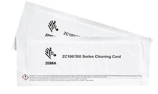 Karty czyszczące Zebra do drukarek ZC (2 szt.) do ZC100/ZC300 (105999-310-01) - Taśmy do drukarek barwiące - miniaturka - grafika 1