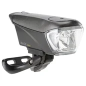 Lampki rowerowe - Kross Lampa przednia /akumulator/ RACE 5W CREE SmartBeam Auto 300lm USB, czarna - miniaturka - grafika 1