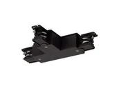 Oprawy, klosze i abażury - SLV SPOTLINE Łącznik T do S-TRACK3f. uziem-pr. czarna 175140 - miniaturka - grafika 1