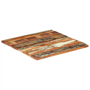 vidaXL Lumarko Kwadratowy blat stołu 80x80 cm, 25-27 mm, lite drewno z odzysku 286062 - Meble modułowe i akcesoria - miniaturka - grafika 1