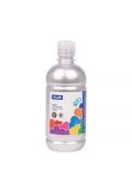 Przybory szkolne - Milan Farba tempera butelka 500 ml srebrna - miniaturka - grafika 1