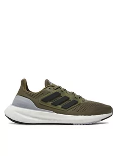 adidas Buty Pureboost 23 IF1548 Khaki - Buty sportowe męskie - miniaturka - grafika 1