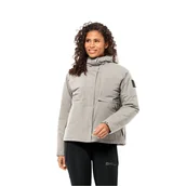 Kurtki damskie - Damska kurtka ocieplana Jack Wolfskin WANDERMOOD JKT W dusty grey - XXL - miniaturka - grafika 1
