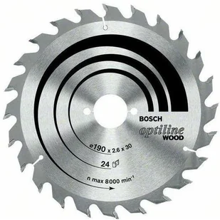 Bosch Piła tarczowa Optiline Wood 165 mm x 20/16 mm x 36T - Tarcze do pił - miniaturka - grafika 2