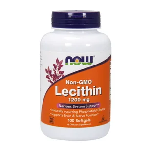 Now Foods Lecytyna 1200mg 100 szt. - Układ nerwowy - miniaturka - grafika 1