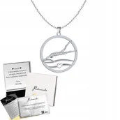 Łańcuszki - Naszyjnik Srebrny Pływak Pływanie 925 Prezent Łańcuszek GRAWER GRATIS - miniaturka - grafika 1