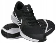 Sneakersy damskie - Damskie buty Nike Downshifter 11 36 czarne sportowe sneakersy trening - miniaturka - grafika 1
