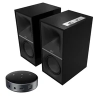 Głośniki i kolumny - Klipsch The Sevens – Aktywne kolumny podstawkowe (para) + WiiM Mini - Odtwarzacz sieciowy streamer Czarny - miniaturka - grafika 1