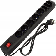 Listwy zasilające - ML Listwa zasilająca R8 5g 3,0m czarna ARcon URZ3046 - miniaturka - grafika 1