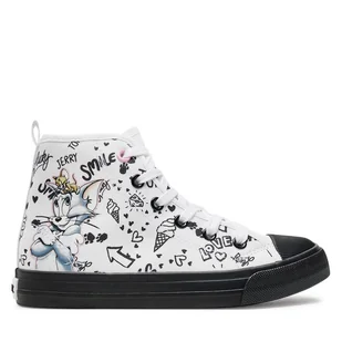 Trampki Tom & Jerry CS-SS24-122WBTJ Biały - Buty dla dziewczynek - miniaturka - grafika 1