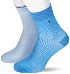 Tommy Hilfiger Tecel Rib szorty damskie, Niebieski, 39-42 EU - Spodenki damskie - miniaturka - grafika 1