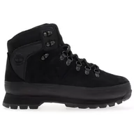 Botki damskie - Buty Timberland Euro Hiker TB0A2EMT001 - czarne - miniaturka - grafika 1