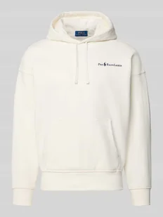 Bluza o kroju relaxed fit z kapturem, wyhaftowanym logo i kieszenią kangurką - Bluzy męskie Bluza o kroju relaxed fit z kapturem, wyhaftowanym logo i kieszenią kangurką - Bluzy męskie - miniaturka - grafika 1