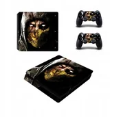 Gadżety dla graczy - Naklejka na PS4 SLIM - Scorpion - miniaturka - grafika 1
