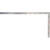 Poziomice, łaty, miary - Yato Kątownik stalowy Inox 7084, 250x500 mm - miniaturka - grafika 1