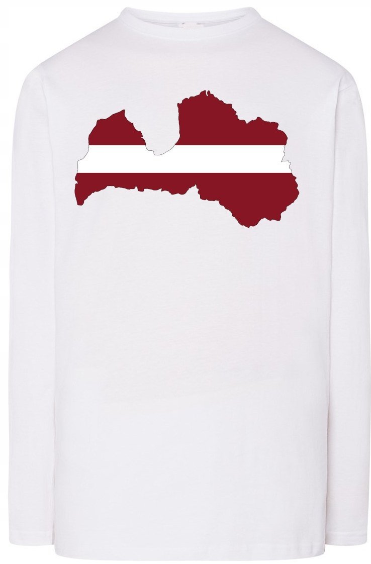 Łotwa Bluza Męska Longsleeve Modna Rozm.4XL