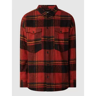 Koszule męskie - Koszula flanelowa o kroju regular fit z mieszanki bawełny i wiskozy model Jonte - Tigha - grafika 1