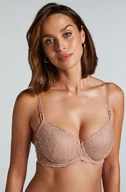 Biustonosze - Hunkemöller Biustonosz usztywniany z fiszbinami Anya Brązowy - miniaturka - grafika 1