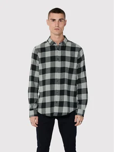 Only & Sons Koszula Gudmund 22007112 Szary Slim Fit - Koszule męskie - miniaturka - grafika 1