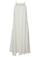 Sukienki - Superdry Vintage Long Halter Cami Dress Sukienka damska, Ecru, 40 - miniaturka - grafika 1
