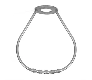 Uchwyt żyrandola plastik srebrny - Akcesoria do oświetlenia - miniaturka - grafika 1