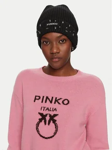 Pinko Czapka Serengeti Cuffia 104326 A27A Czarny - Czapki damskie - miniaturka - grafika 1
