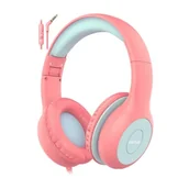 Słuchawki - EarFun Kids K1 fioletowo-różowe - miniaturka - grafika 1