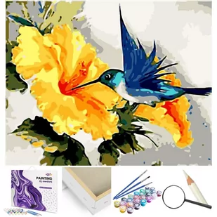 Kolibry I Kwiaty - Malowanie po numerach Kolibry I Kwiaty - Malowanie po numerach - miniaturka - grafika 1