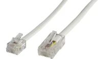 Kable miedziane - Microconnect MPK456 kabel telefoniczny 6 m Biały - miniaturka - grafika 1