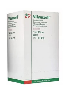 L&R - Vliwazell sterylny opatrunek 15x25, 30 szt. - Apteczki i materiały opatrunkowe - miniaturka - grafika 1
