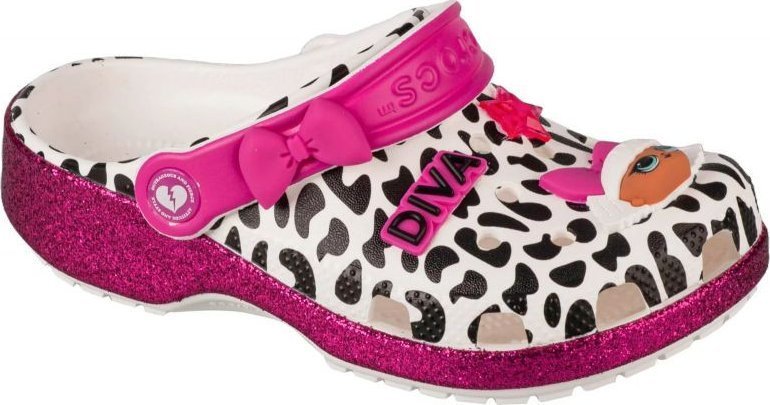 Crocs Crocs LOL Surprise Diva Girls Classic Clog 209465-100 białe 29/30