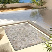 Dywany zewnętrzne - Prostokątny beżowy dywan zewnętrzny 200 x 290 cm SAMARA vintage - ATTICGO - miniaturka - grafika 1