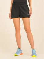 Spodenki damskie - Asics Szorty sportowe Silver 4in 2012A030 Czarny Regular Fit - miniaturka - grafika 1