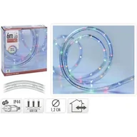 Oświetlenie świąteczne - Wąż ozdobny LED 6 m multikolor - miniaturka - grafika 1