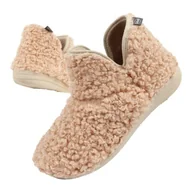 Kapcie damskie - Kapcie Scholl Maddy Bootie F309091002 beżowy - miniaturka - grafika 1