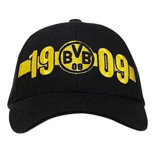Borussia Dortmund, Czapka ekskluzywna kolekcja, czarna, - Czapki damskie - miniaturka - grafika 1